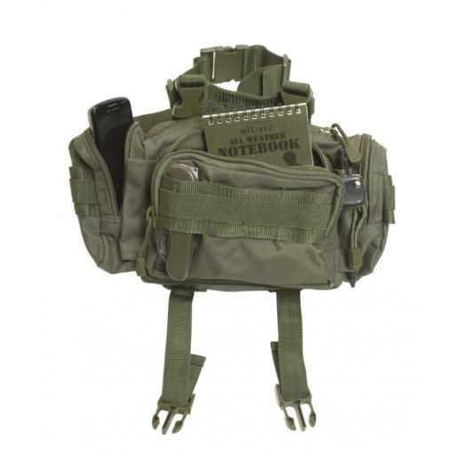 Mil-tec Bltetaske med MOLLE - Oliven