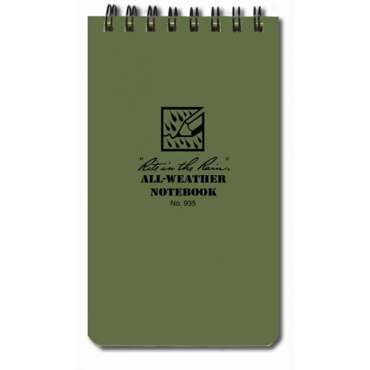 Rite In The Rain - Tactical Notebook - Brystlomme - Grn