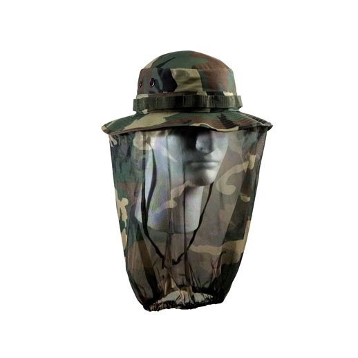 Camo cap med insektnet