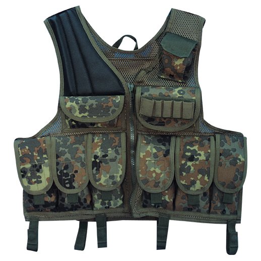 Tactical Kampvest i Flectarn Camoflage