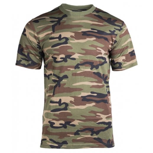 Smart t-shirt Camo woodland