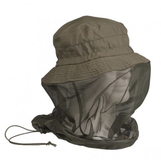 Letvgts Boonie Hat med Myggenet fra Mil-tec
