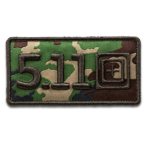 5.11 Woodland Camo Velcro Patch