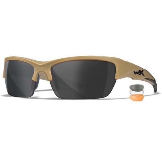 Wiley X - VALOR TAN frame Clear/Grey/Light Rust